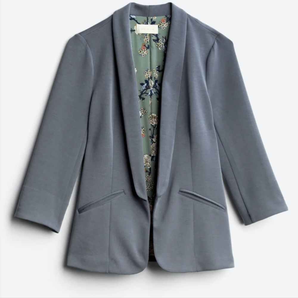 Skies are Blue  Modal Knit Blazer Medium